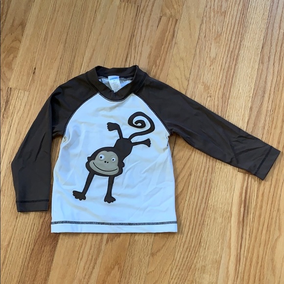 Boys Gymboree Swim Trunks Rashguard Bundle - Picture 2 of 7